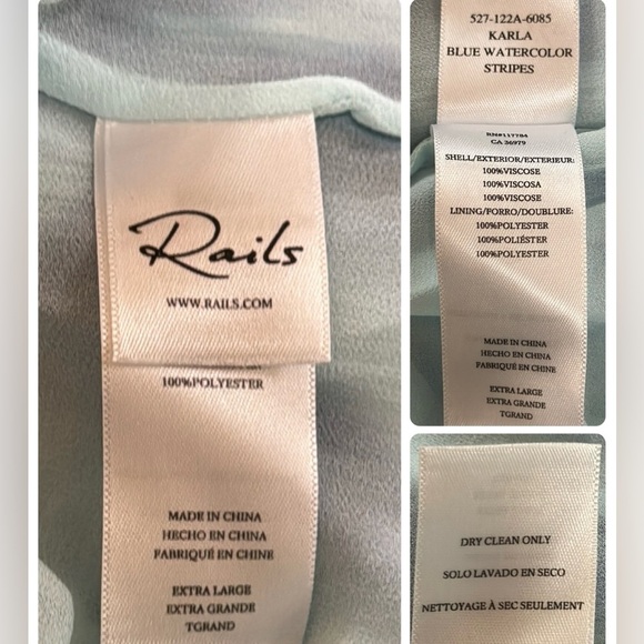 Rails Karla Watercolor Stripes Mini Dress - Picture 9 of 13